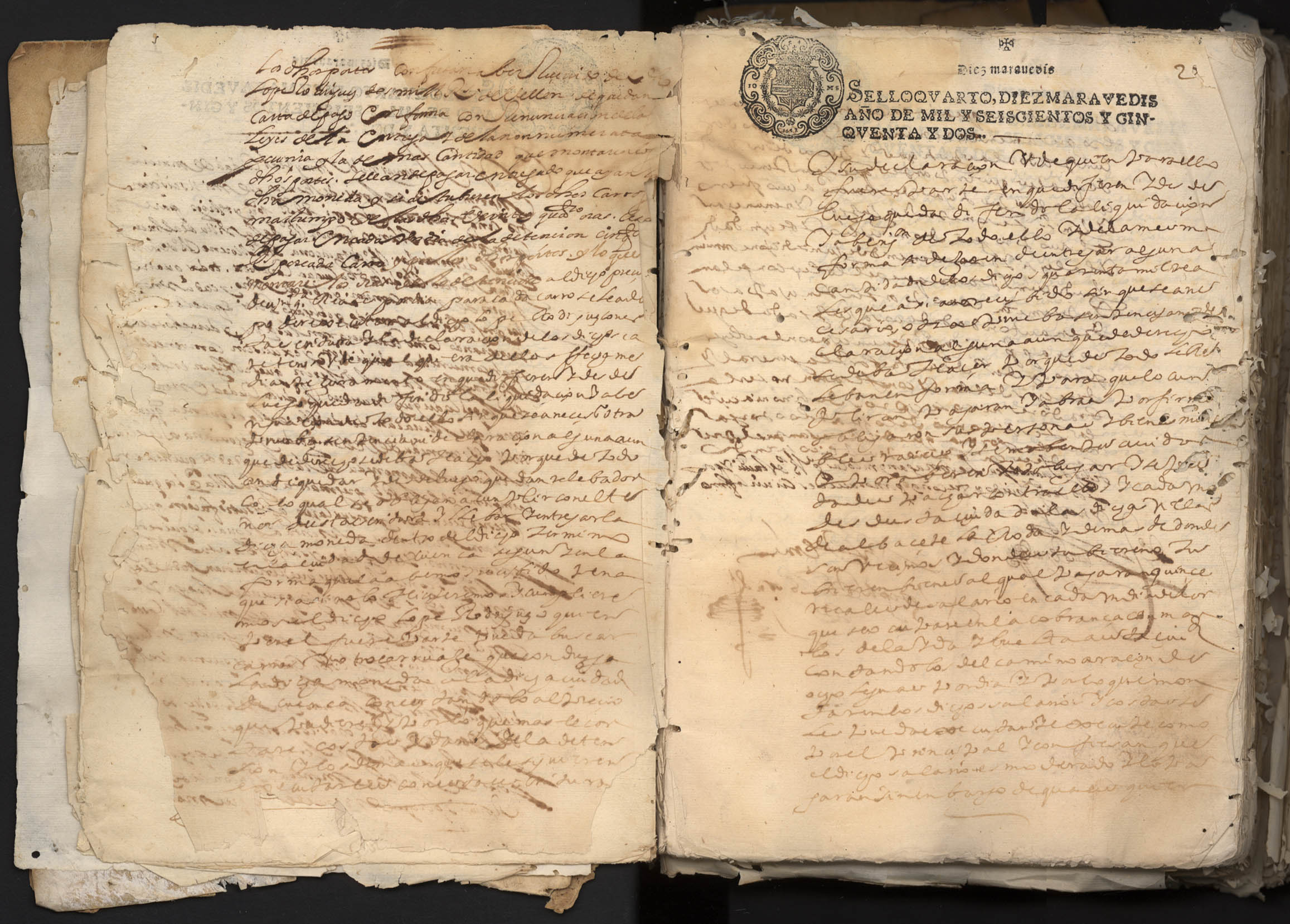 Registro de José Albornoz, Murcia de 1652.